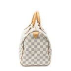 Handbag Speedy 30 Ivory Damier Azur