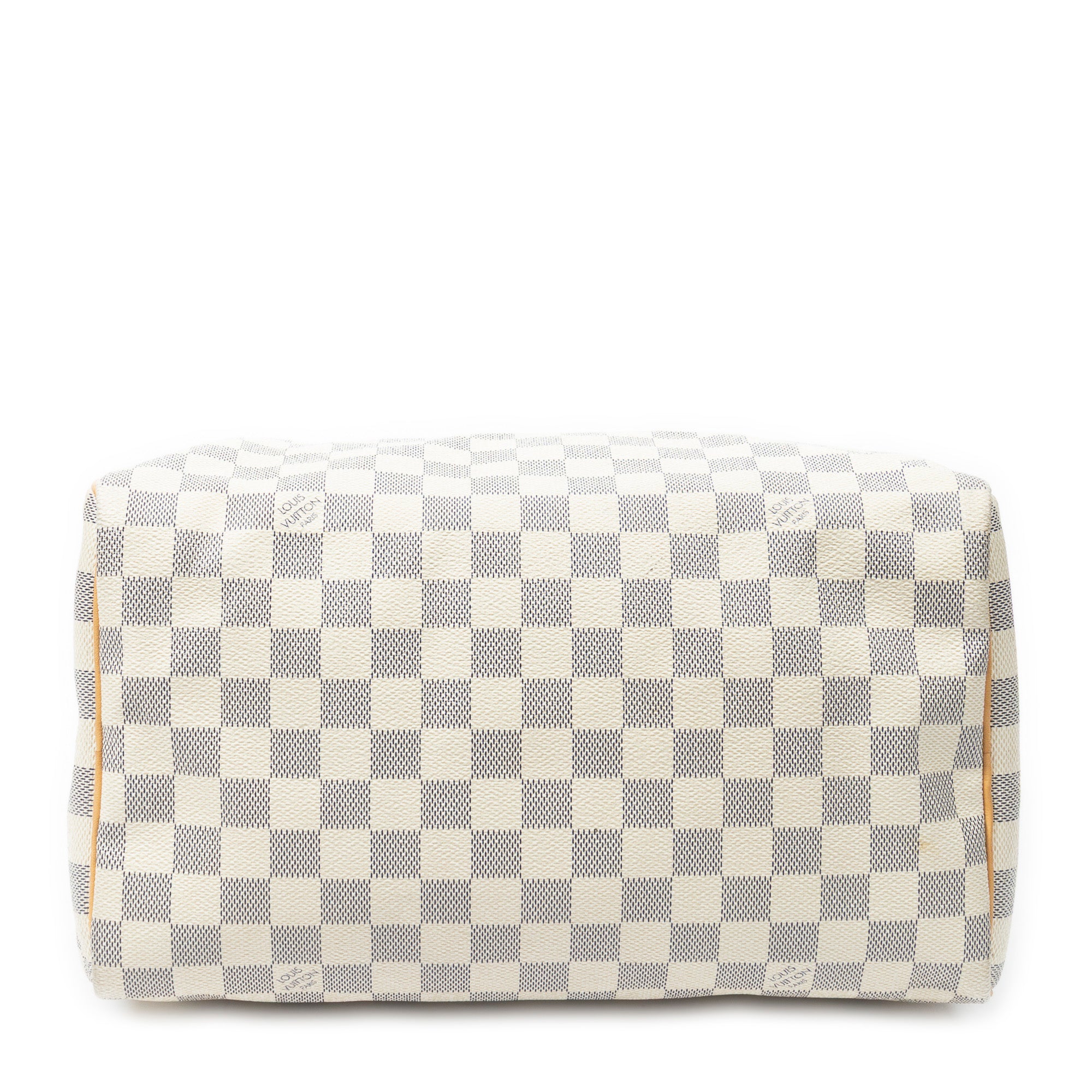 Handbag Speedy 30 Ivory Damier Azur