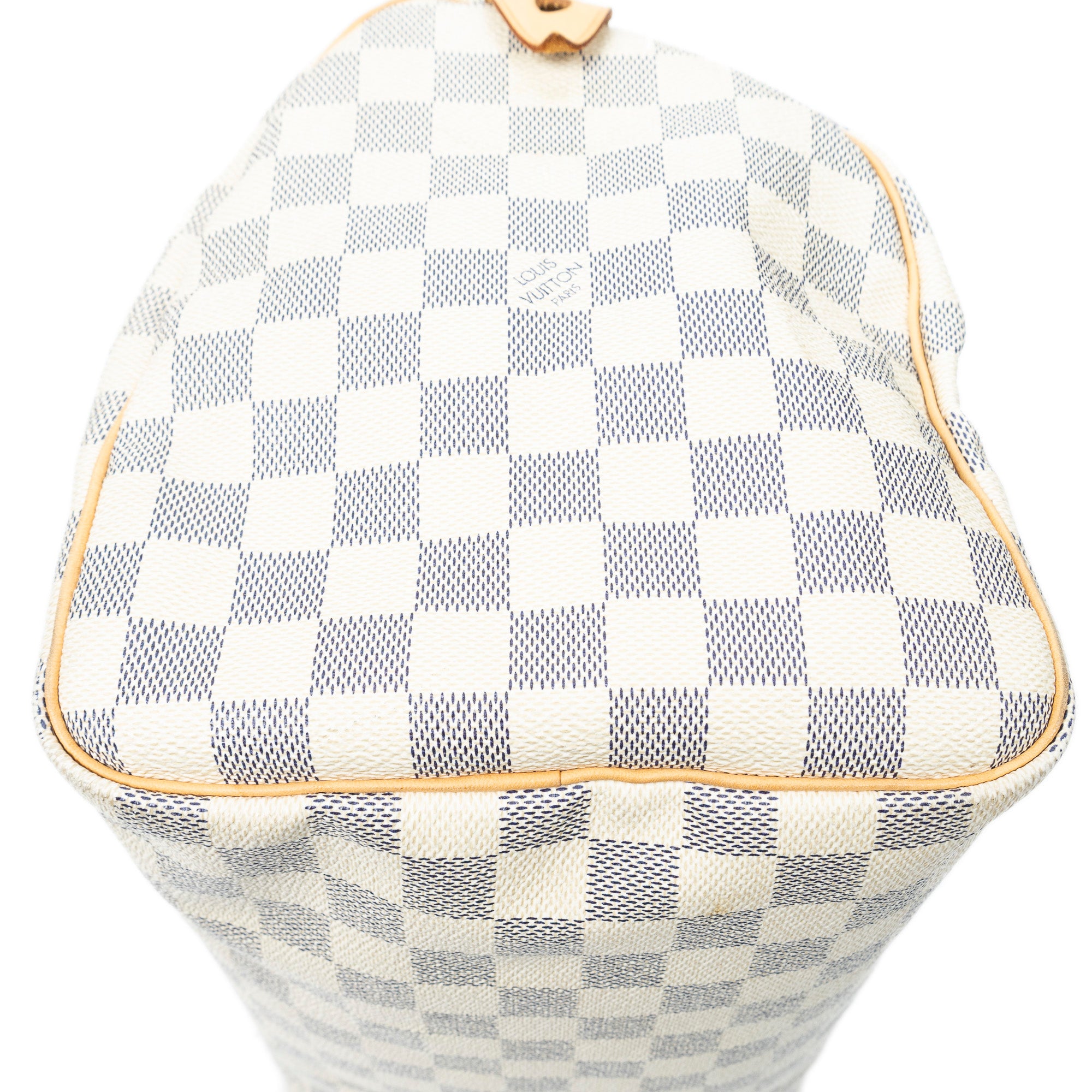 Handbag Speedy 30 Ivory Damier Azur
