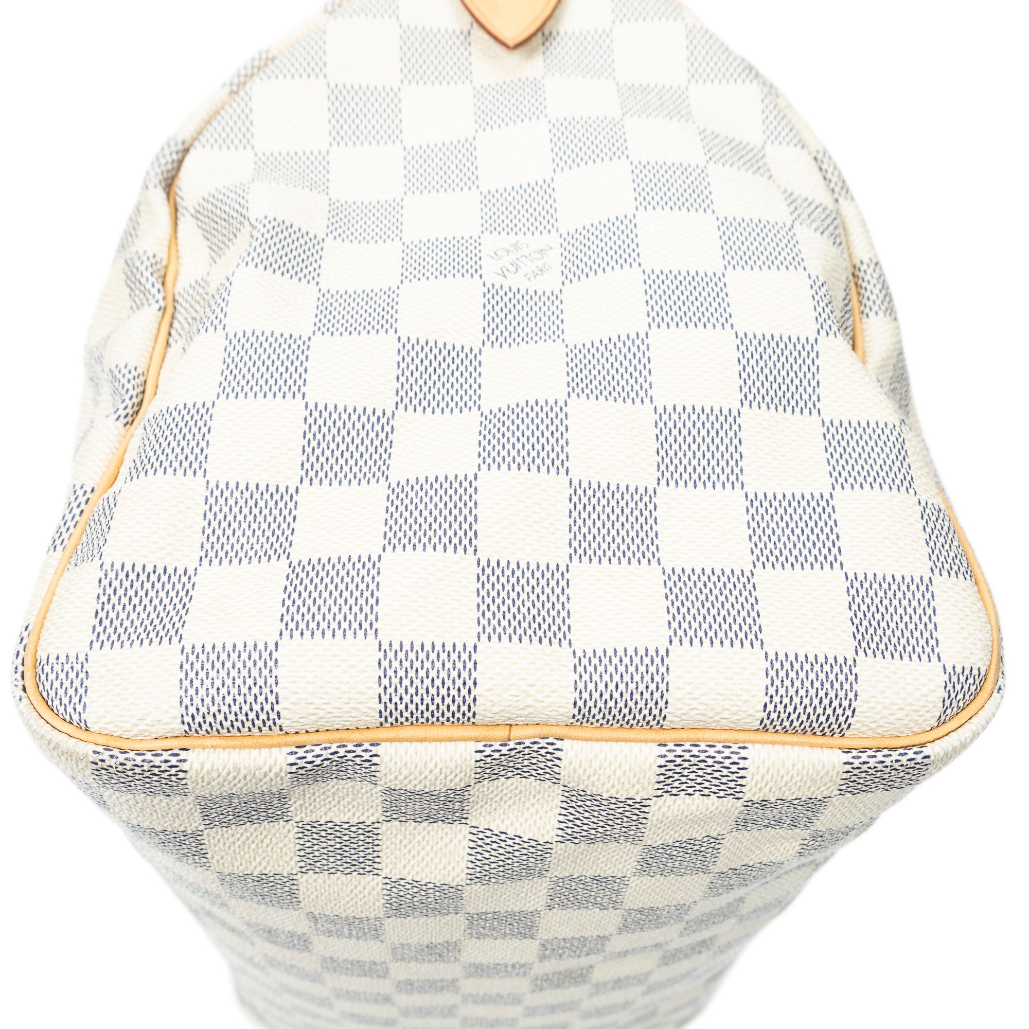 Handbag Speedy 30 Ivory Damier Azur