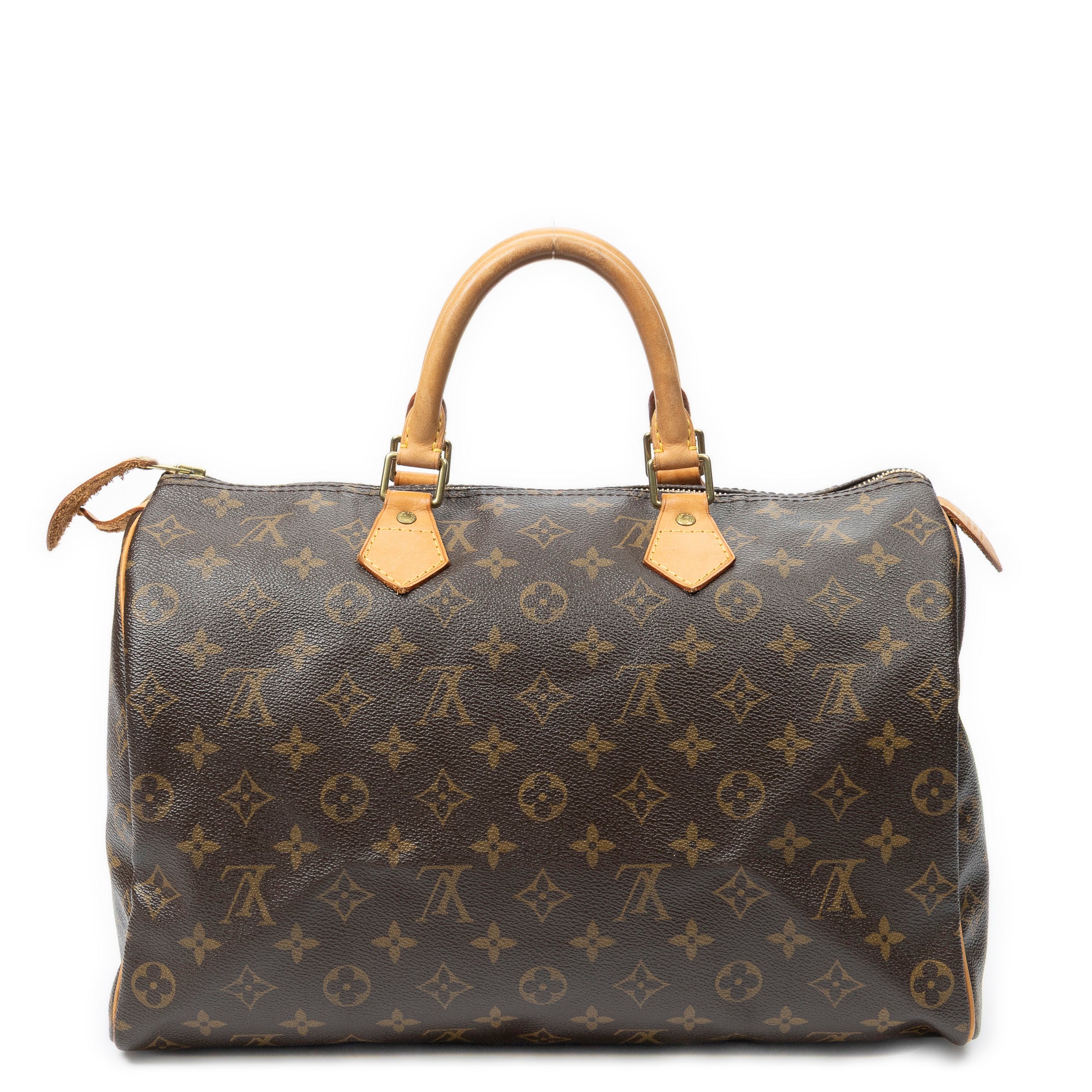 Handbag Speedy 35 Brown Monogram Canvas