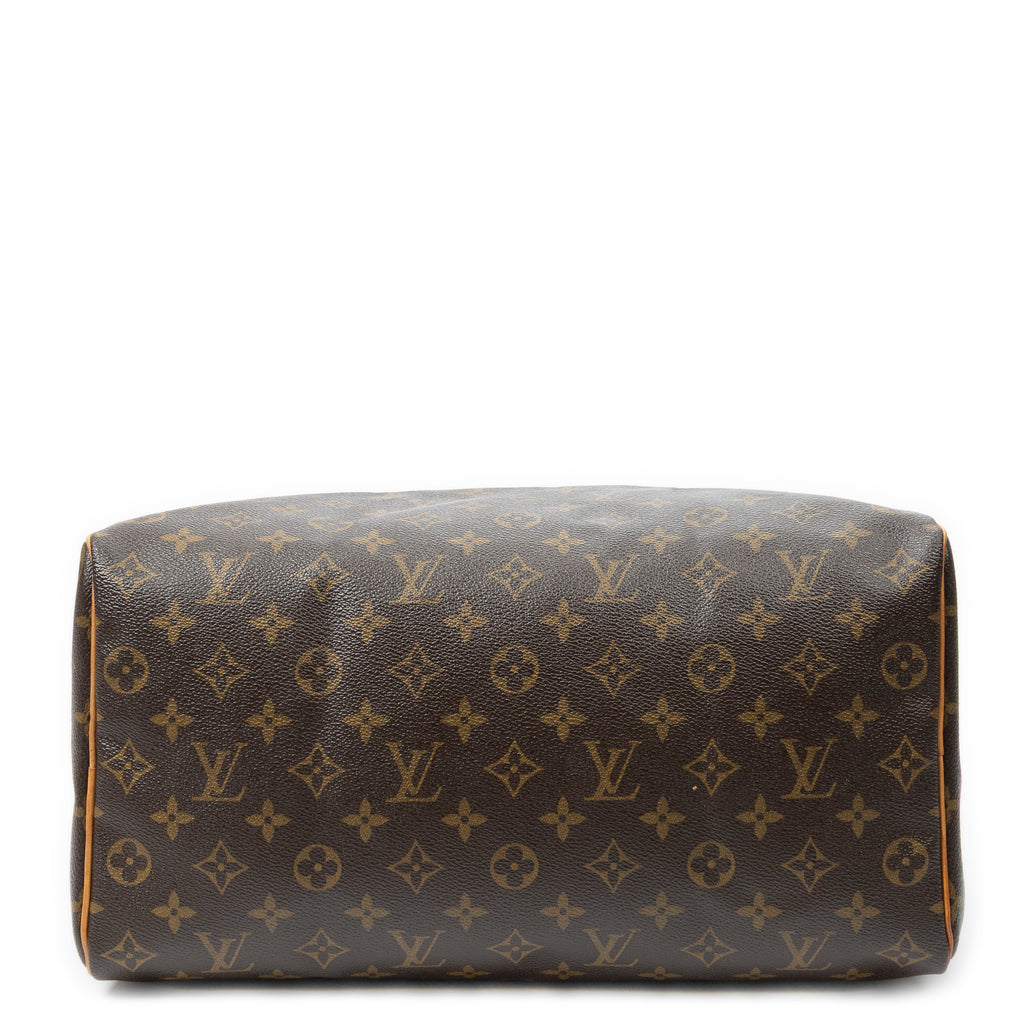 Handbag Speedy 35 Brown Monogram Canvas