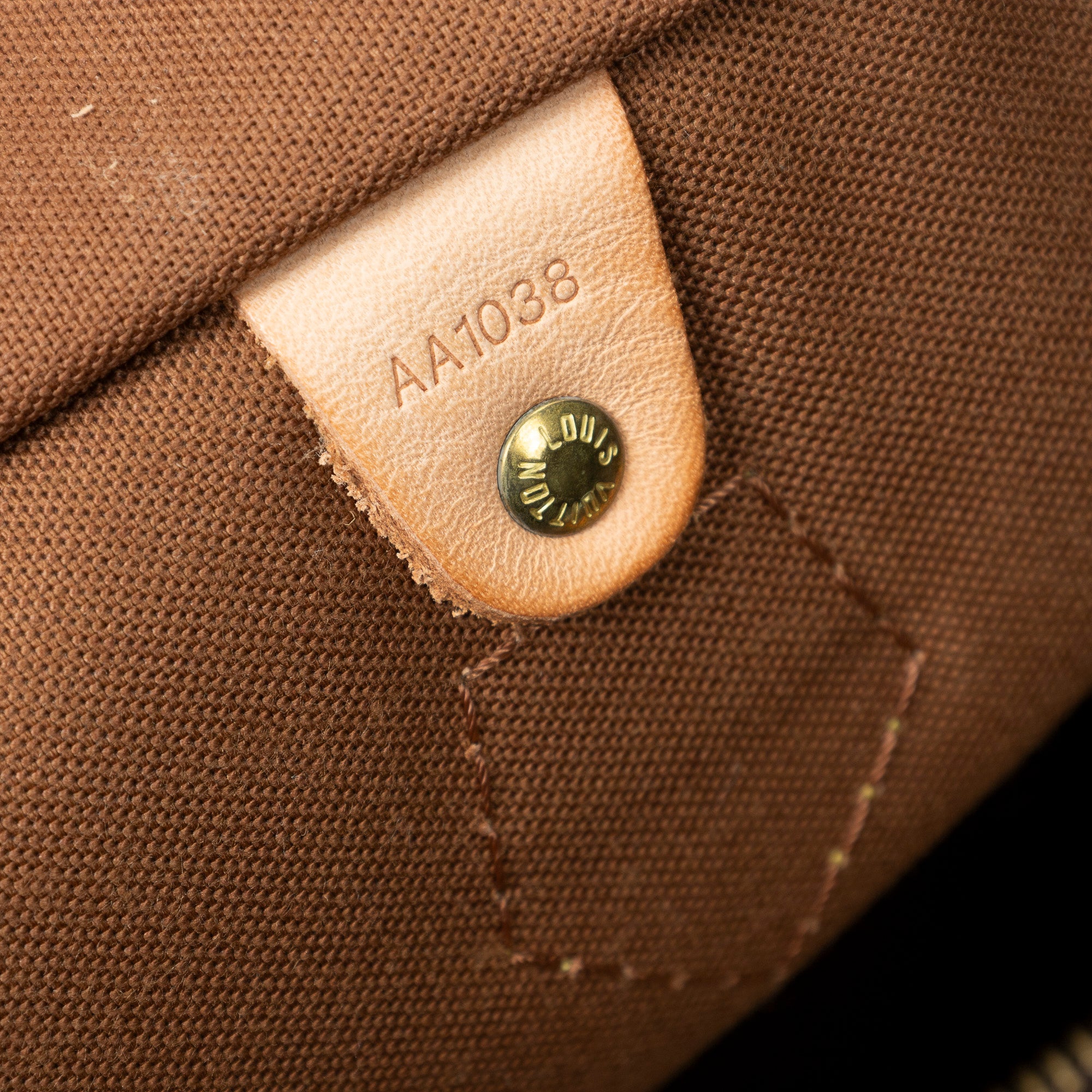Handbag Speedy 35 Brown Monogram Canvas