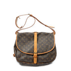 Shoulder Bag Saumur GM Brown Monogram Canvas