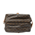 Shoulder Bag Saumur GM Brown Monogram Canvas