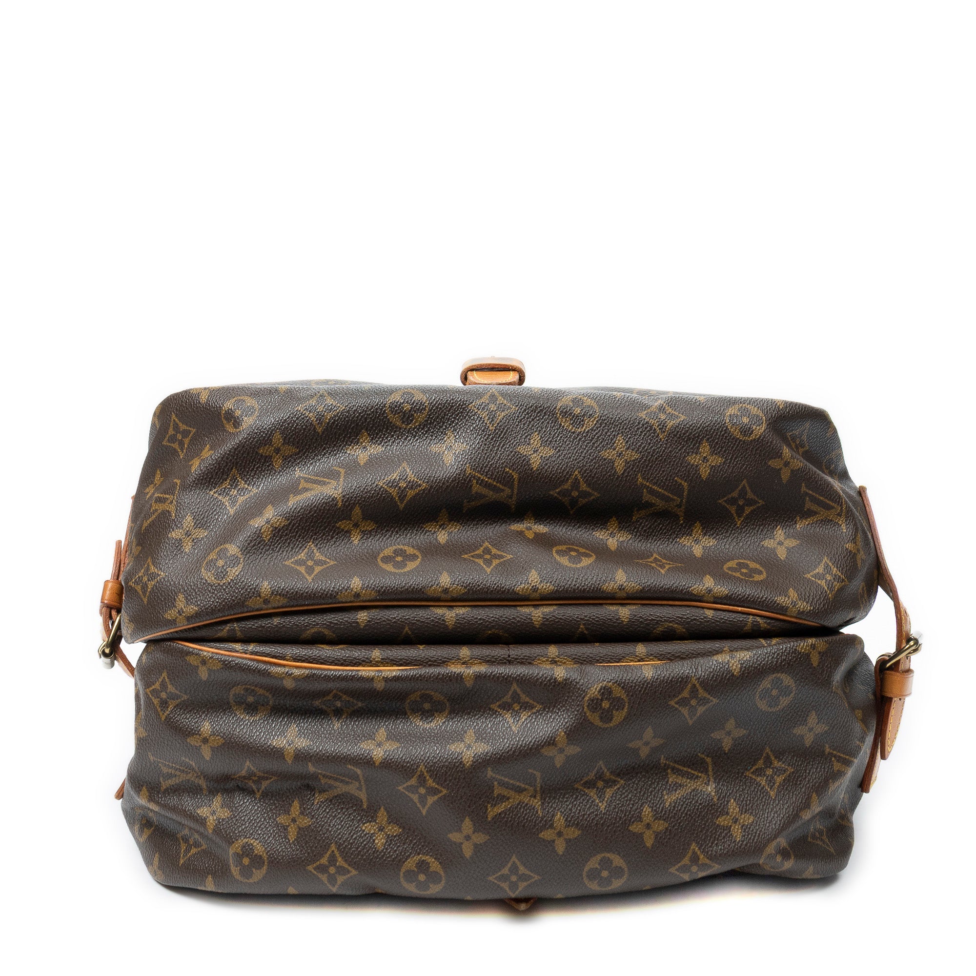 Shoulder Bag Saumur GM Brown Monogram Canvas