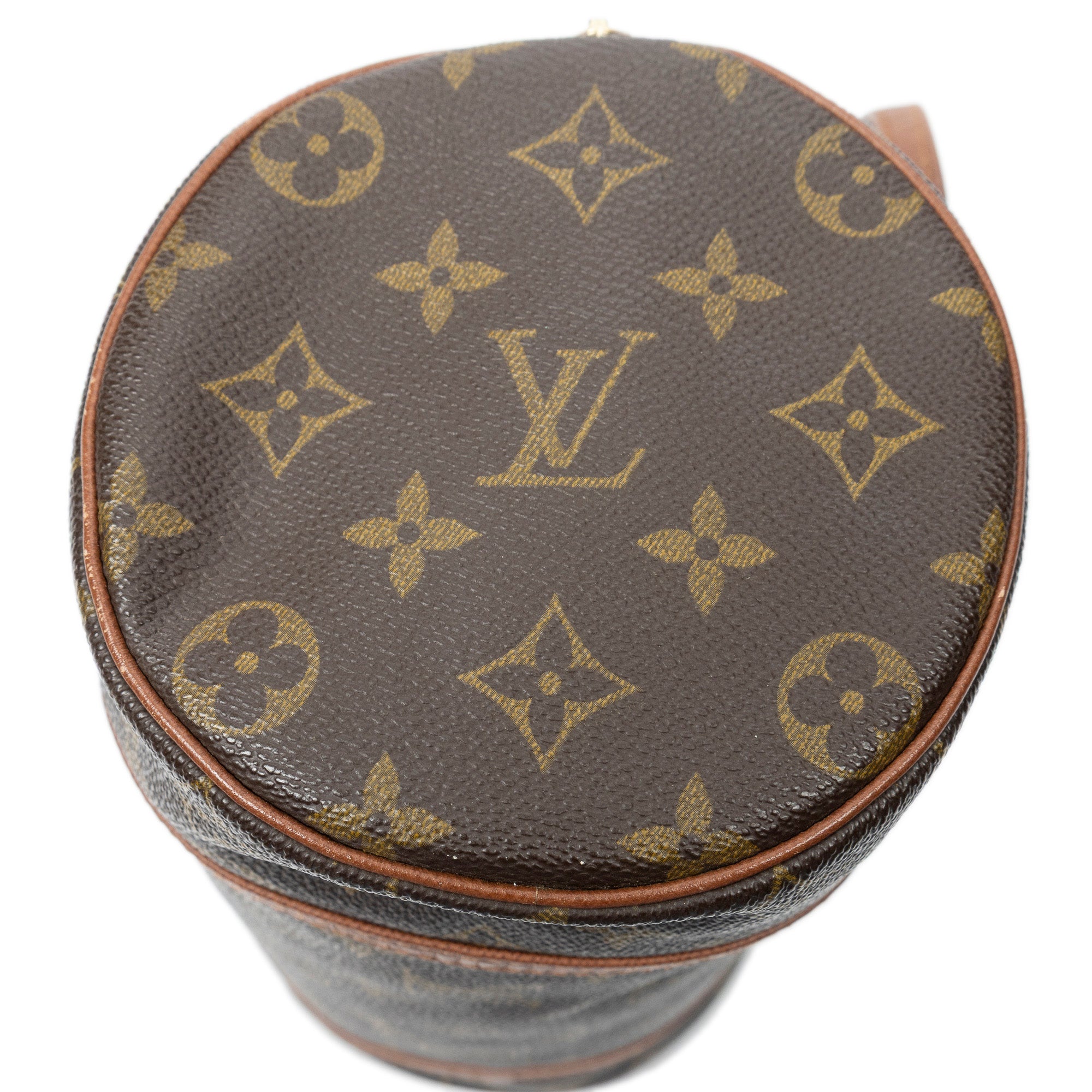 Handbag Papillon 26 Brown Monogram Canvas