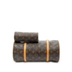 Handbag Papillon 30 Brown Monogram Canvas