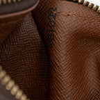 Handbag Papillon 30 Brown Monogram Canvas