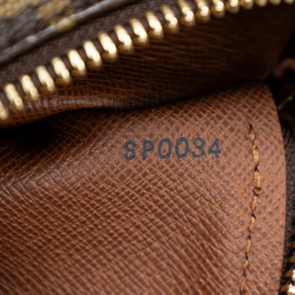 Handbag Papillon 30 Brown Monogram Canvas