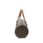 Handbag Papillon 30 Brown Monogram Canvas