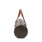 Handbag Papillon 30 Brown Monogram Canvas