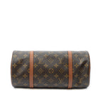 Handbag Papillon 30 Brown Monogram Canvas