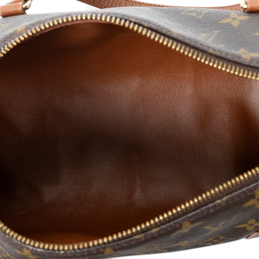 Handbag Papillon 30 Brown Monogram Canvas