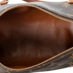 Handbag Papillon 30 Brown Monogram Canvas