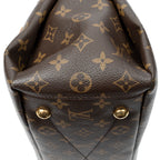 Shoulder Bag Pallas MM Brown Monogram Canvas