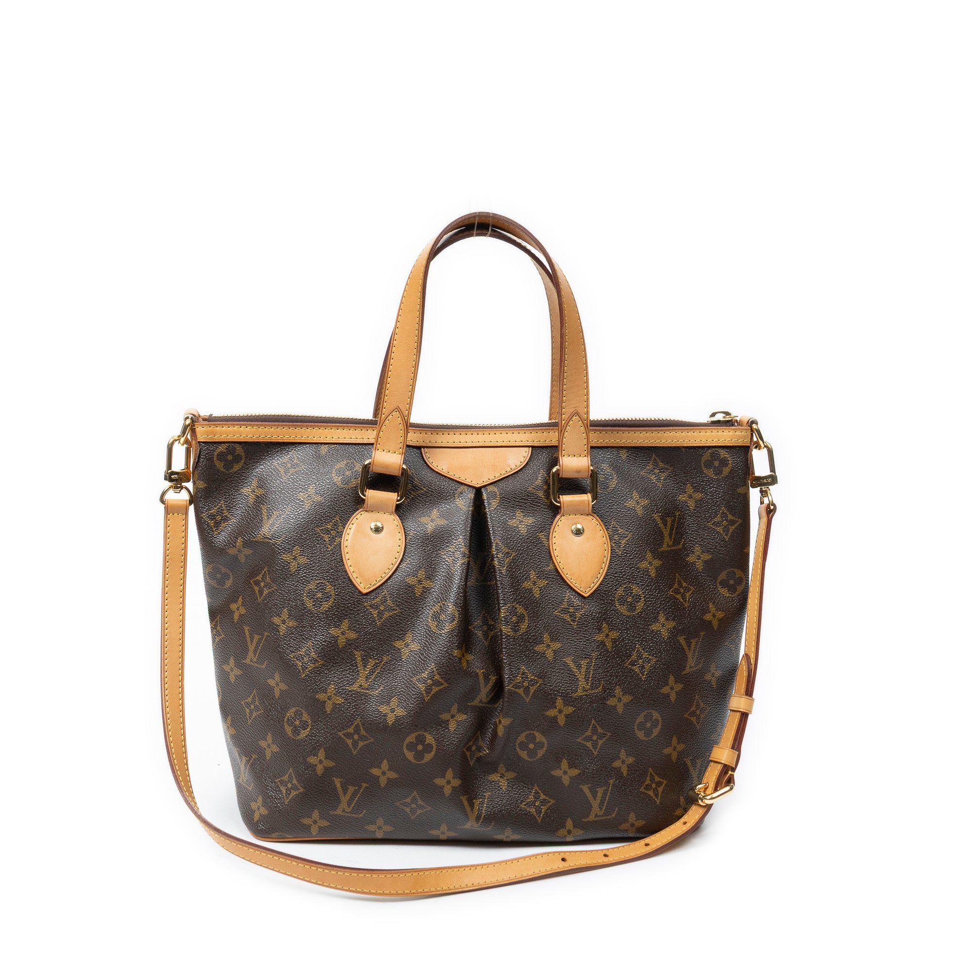Shoulder Bag Palermo PM Brown Monogram Canvas