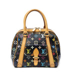 Handbag Priscilla Black Multicolore Monogram