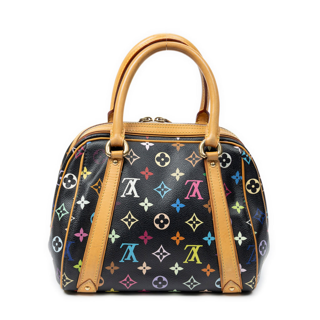 Handbag Priscilla Black Multicolore Monogram