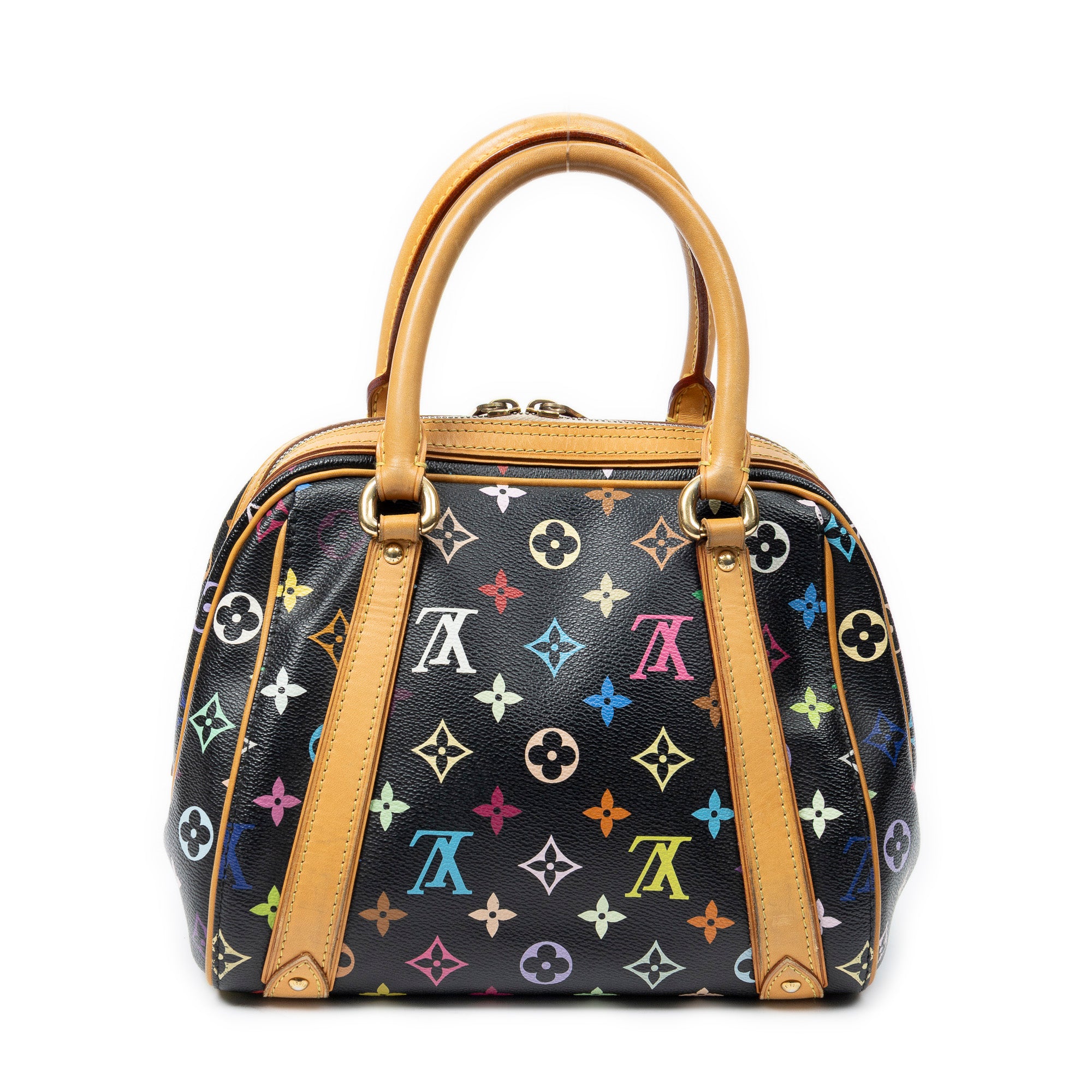 Handbag Priscilla Black Multicolore Monogram