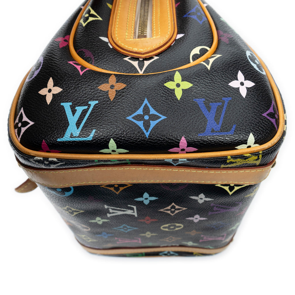 Handbag Priscilla Black Multicolore Monogram