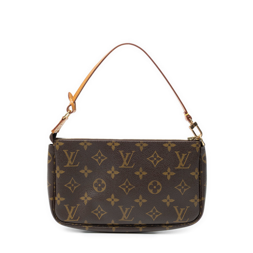 Pouch Pochette Accessoires Brown Monogram Canvas