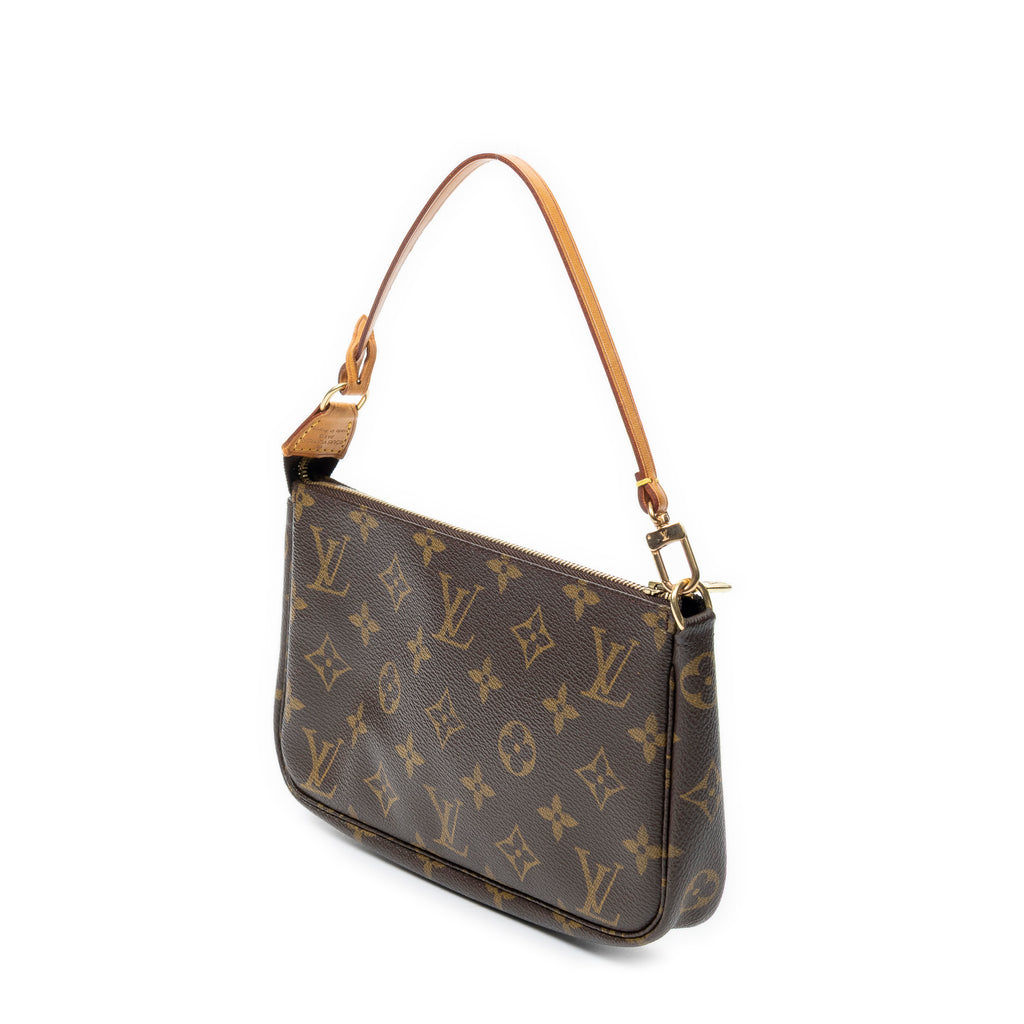 Pouch Pochette Accessoires Brown Monogram Canvas