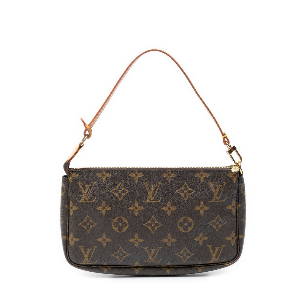 Pouch Pochette Accessoires Brown Monogram Canvas