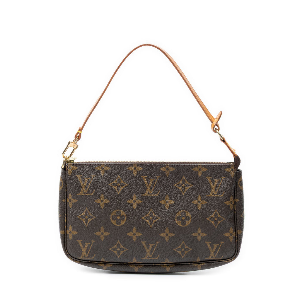 Pouch Pochette Accessoires Brown Monogram Canvas