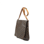 Shoulder Bag Musette Brown Monogram Canvas