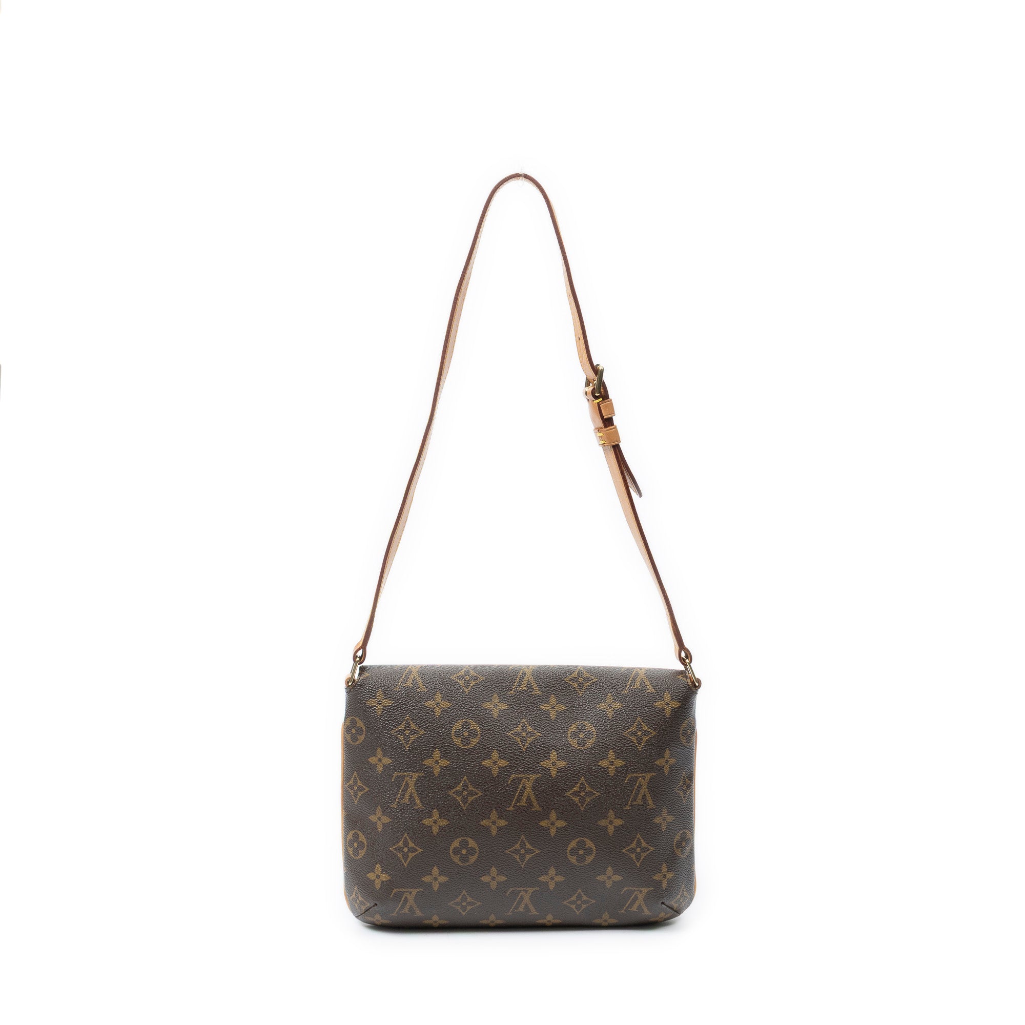 Sac Bandoulière Musette Tango Monogram Canvas Marron