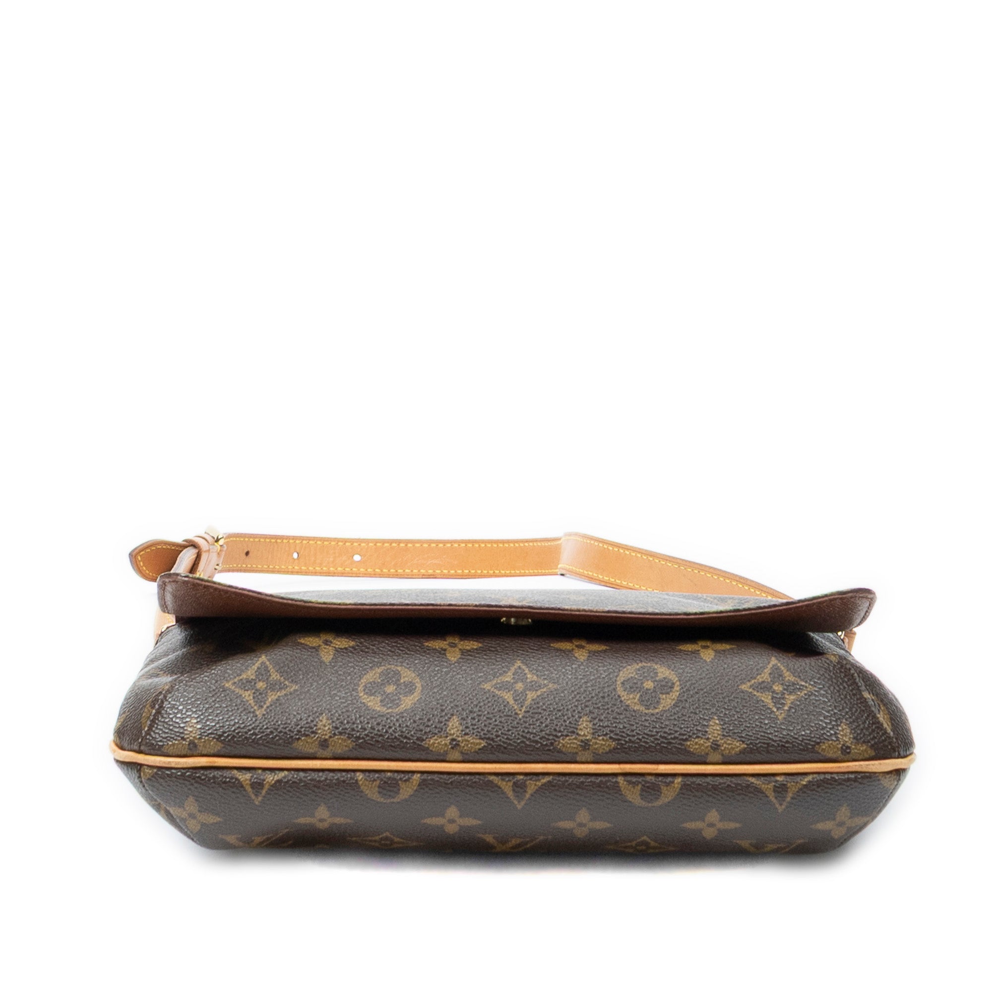 Sac Bandoulière Musette Tango Monogram Canvas Marron