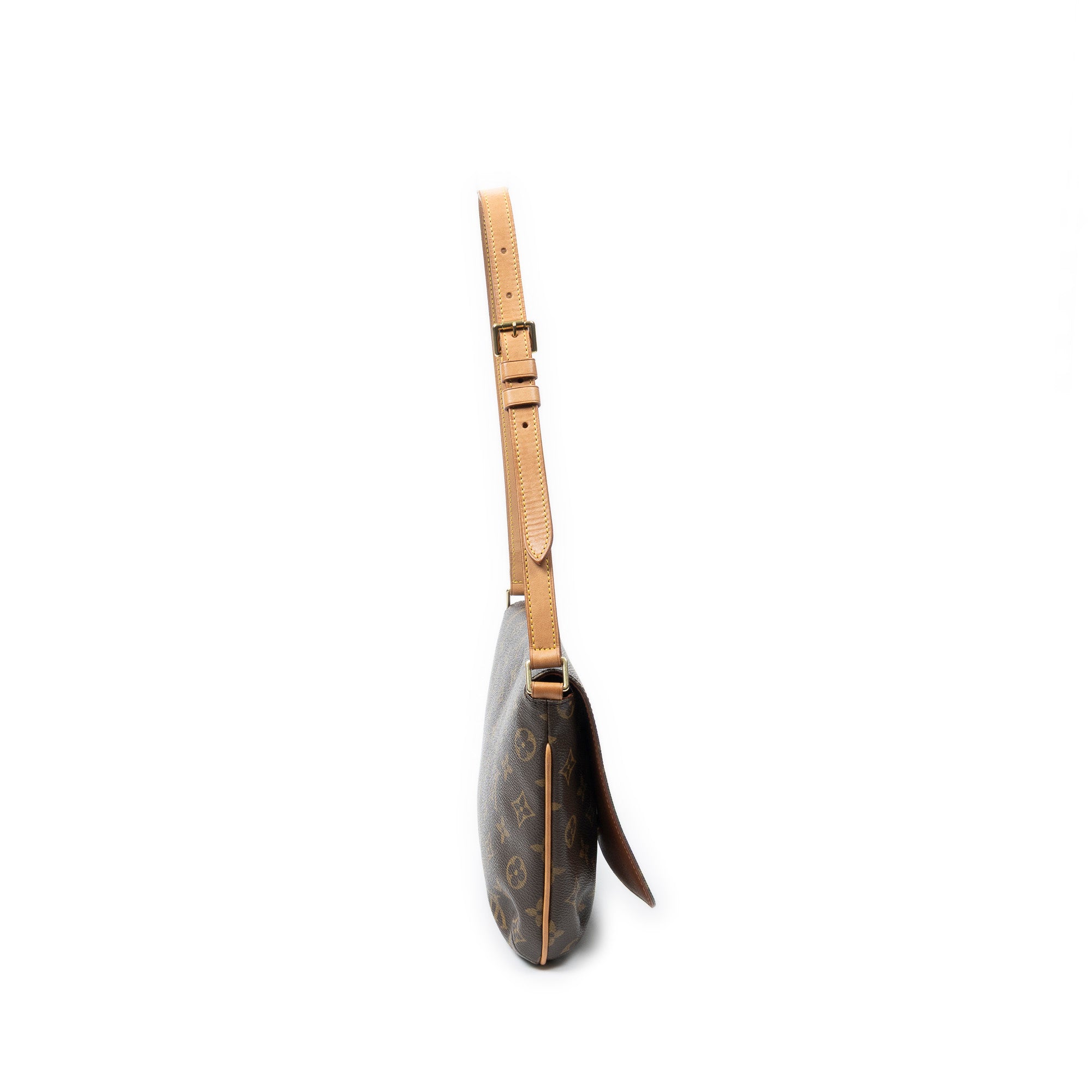 Shoulder Bag Musette Tango Brown Monogram Canvas