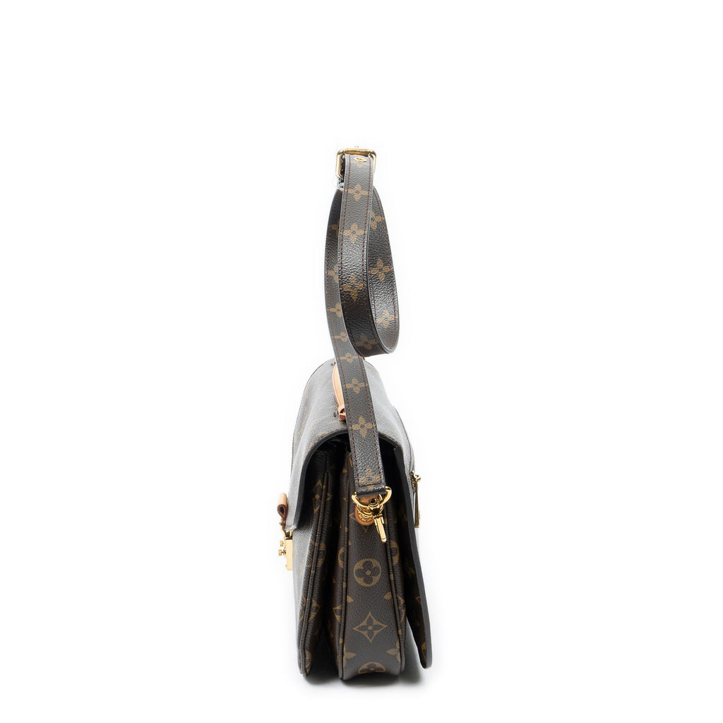 Shoulder Bag Pochette Metis Brown Monogram Canvas