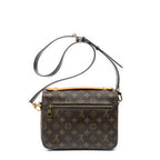 Shoulder Bag Pochette Metis Brown Monogram Canvas