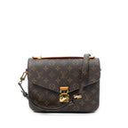 Shoulder Bag Pochette Metis Brown Monogram Canvas