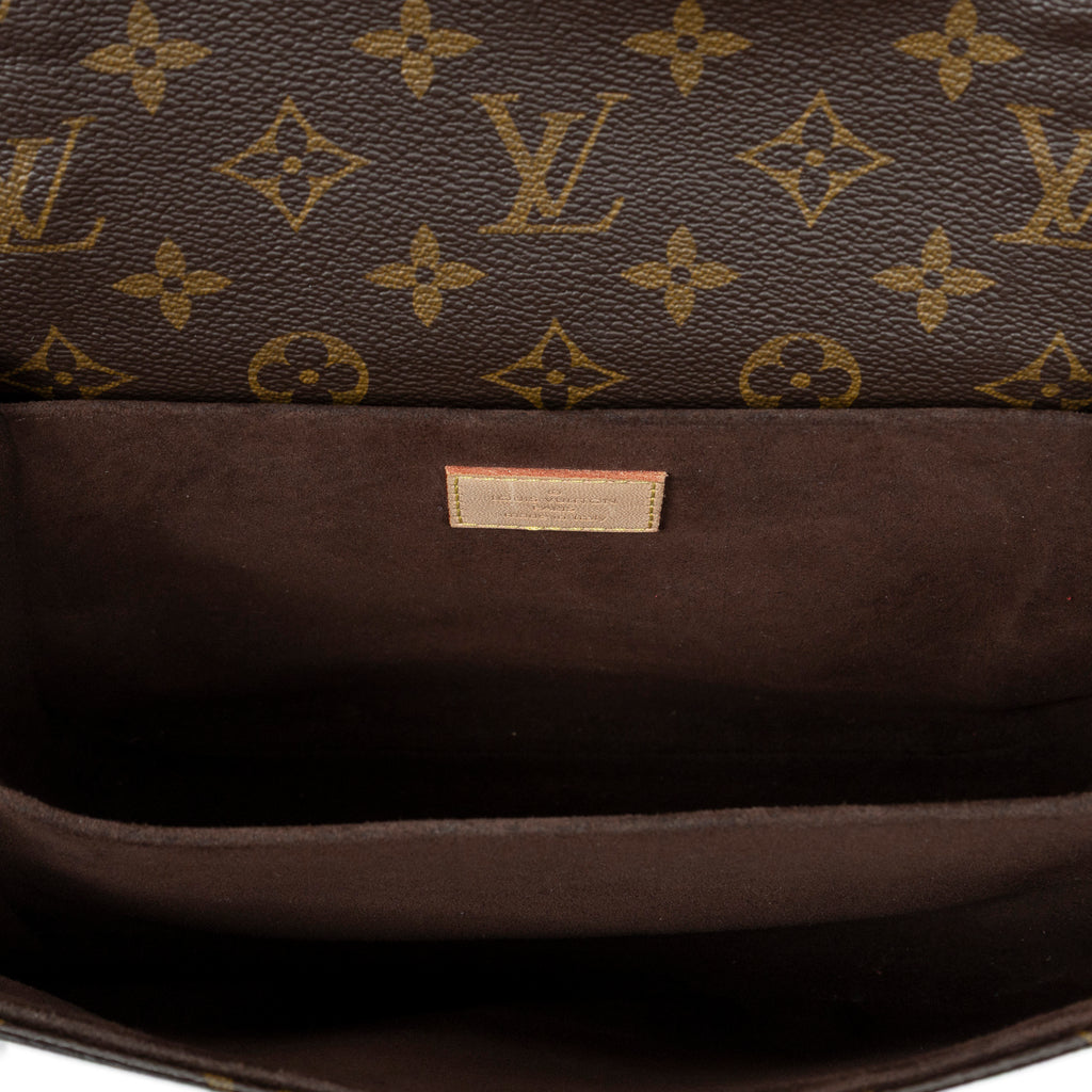 Shoulder Bag Pochette Metis Brown Monogram Canvas