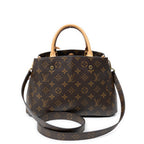 Shoulder Bag Montaigne PM Brown Monogram Canvas