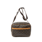 Shoulder Bag Reporter PM Brown Monogram Canvas