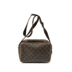 Shoulder Bag Reporter PM Brown Monogram Canvas