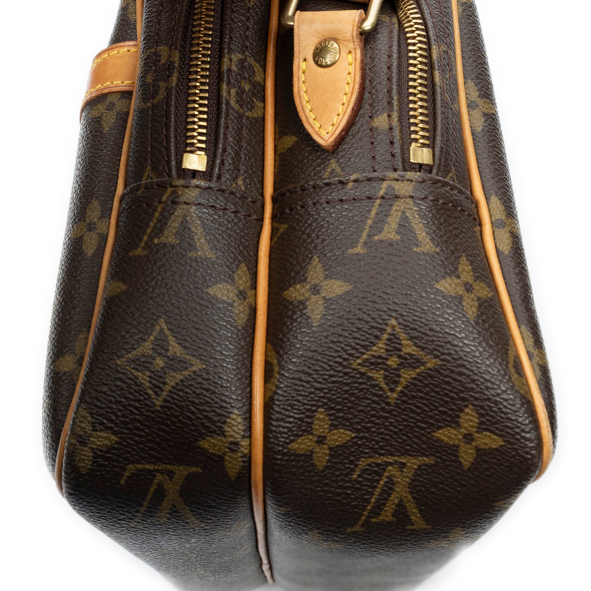 Shoulder Bag Reporter PM Brown Monogram Canvas