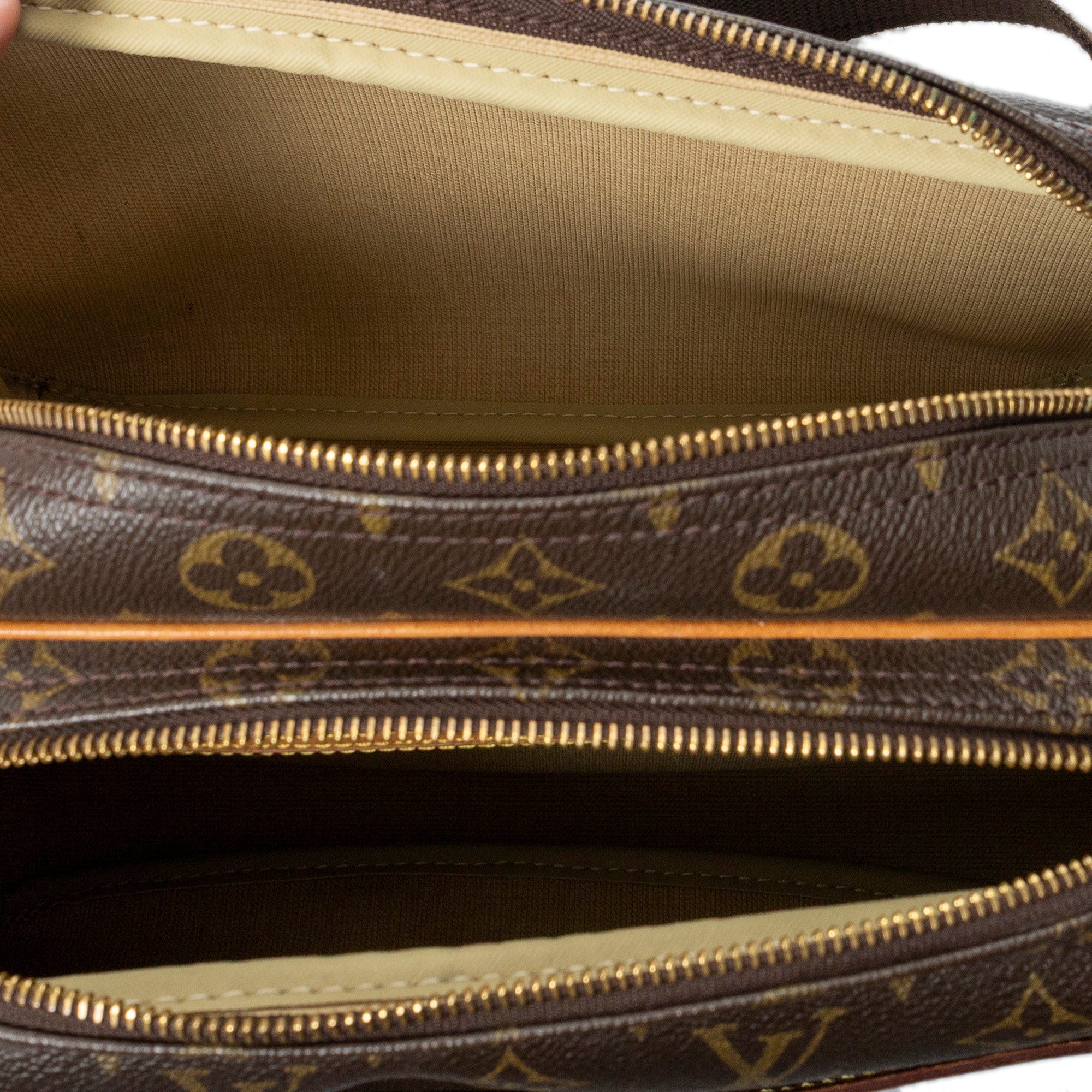 Shoulder Bag Reporter PM Brown Monogram Canvas