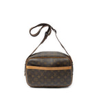 Shoulder Bag Reporter PM Brown Monogram Canvas