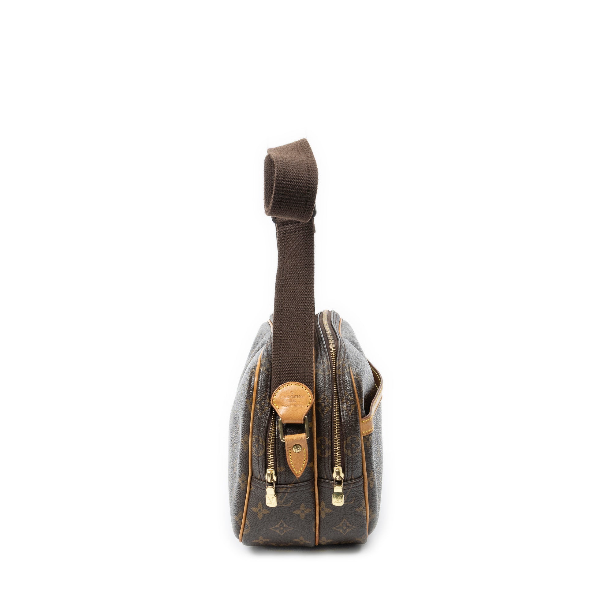 Shoulder Bag Reporter PM Brown Monogram Canvas