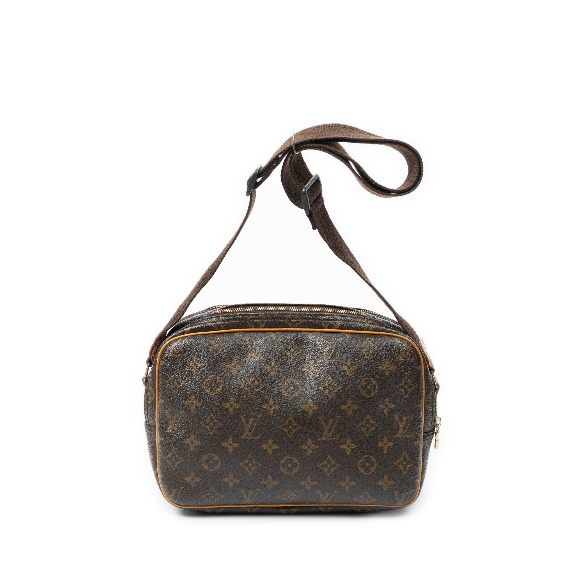 Shoulder Bag Reporter PM Brown Monogram Canvas