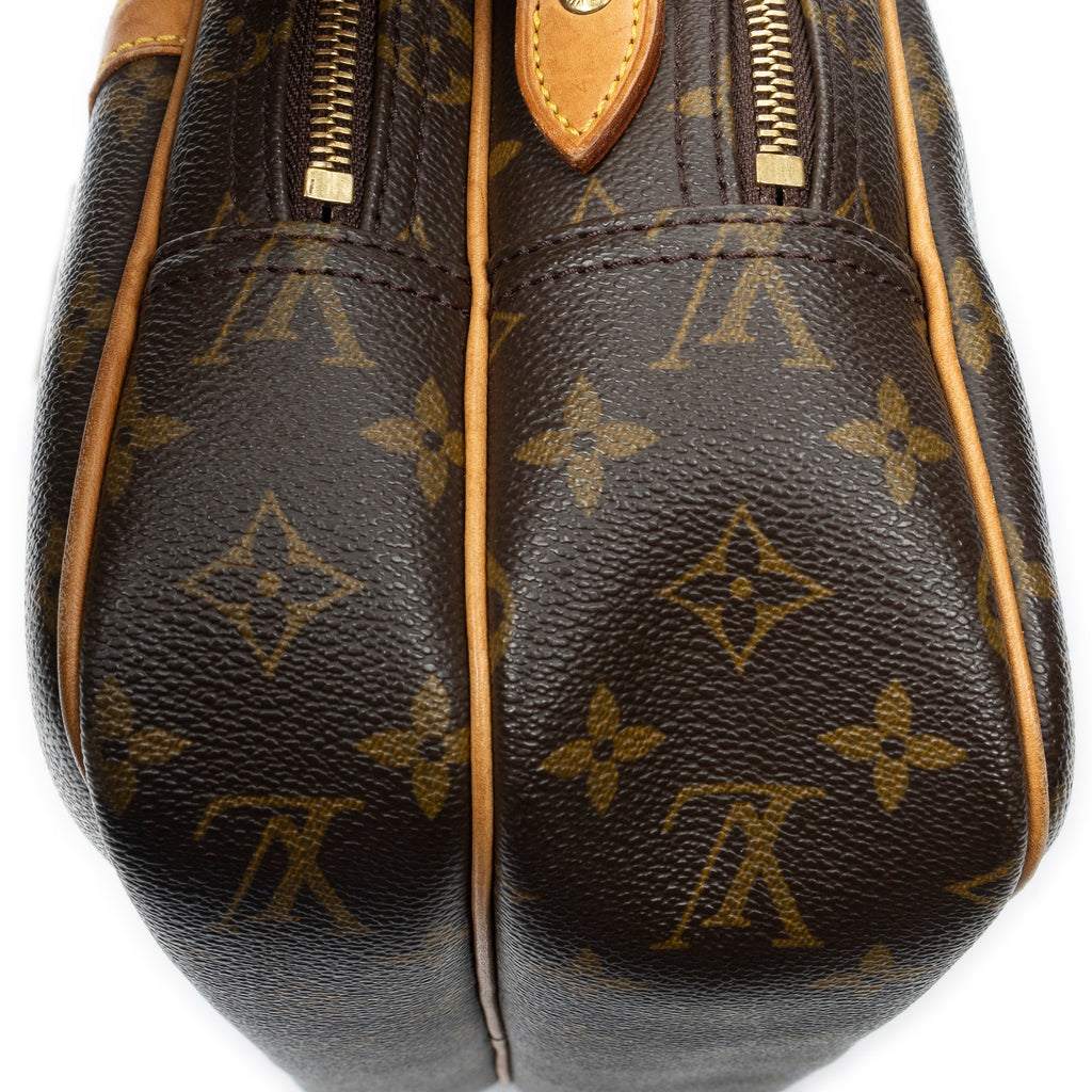 Shoulder Bag Reporter PM Brown Monogram Canvas