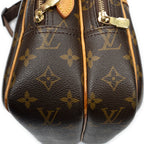 Shoulder Bag Reporter PM Brown Monogram Canvas
