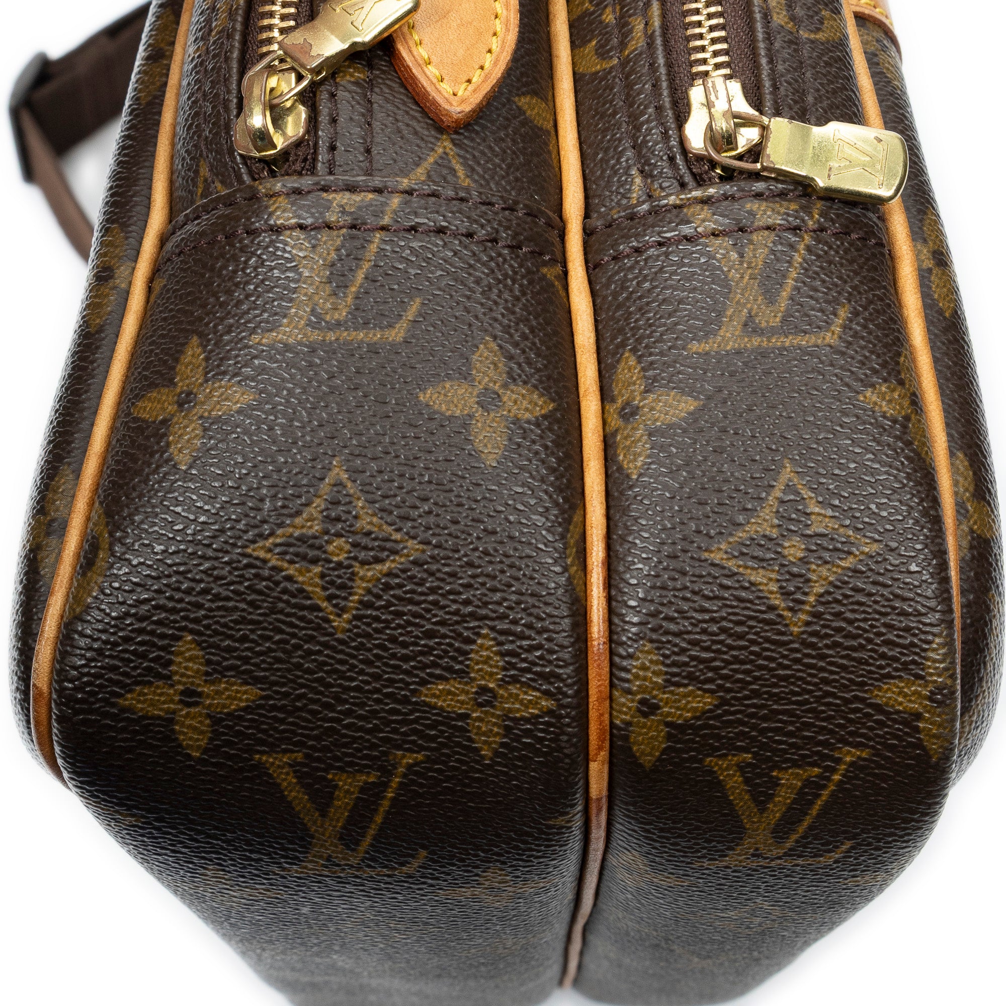 Shoulder Bag Reporter PM Brown Monogram Canvas