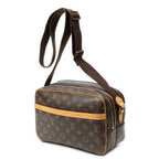 Shoulder Bag Reporter PM Brown Monogram Canvas