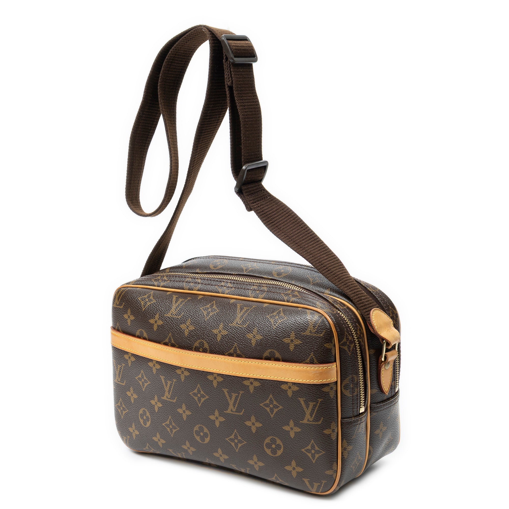 Shoulder Bag Reporter PM Brown Monogram Canvas